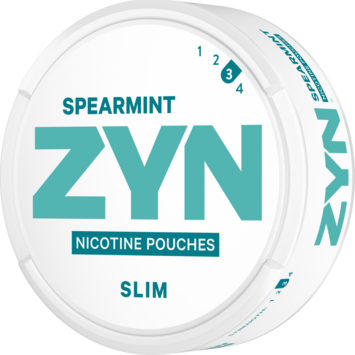 Zyn Spearmint Slim Strong Nicotine Pouches