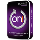 on! Licorice 6mg Mini Nicotine Pouches
