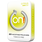 on! Citrus 3mg Mini Nicotine Pouches