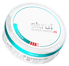 Skruf Super White Fresh #3 Slim Strong Nicotine Pouches ◉◉◉◎
