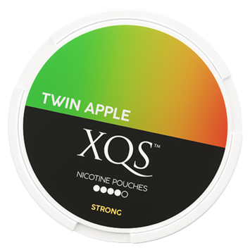 XQS Twin Apple Slim All White Nicotine Pouches